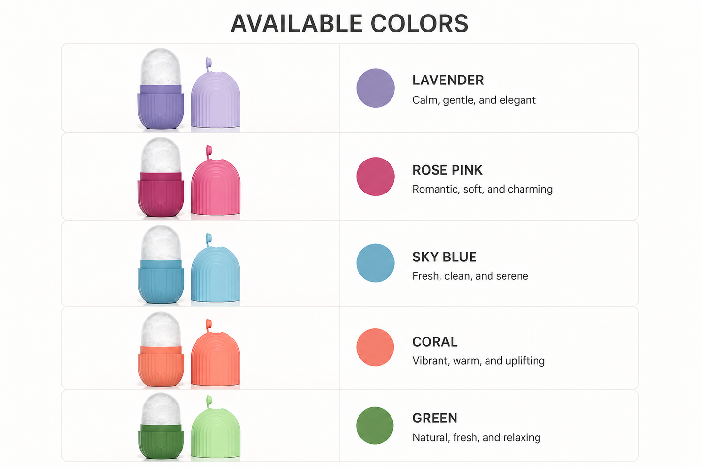 Opaline Face Ice Roller